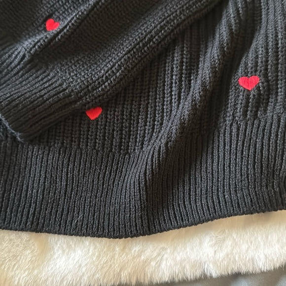 Lucky Brand Heart Sweater Women's Valentine’s Day sweater♥️♥️ - Picture 4 of 9